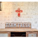  Wooden Nativity Scene Cross | Laser Cut Hand Painted Wall Decor | Christmas and Christian Faith Gift | Faith Keepsake