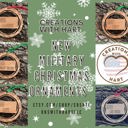  Wooden Air Force Ornament | Laser Cut Christmas Tree Ornament | Air Force Christmas Gift | Military Keepsake