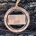  Wooden Army Ornament | Laser Cut Christmas Tree Ornament | Army Christmas Gift | Military Keepsake