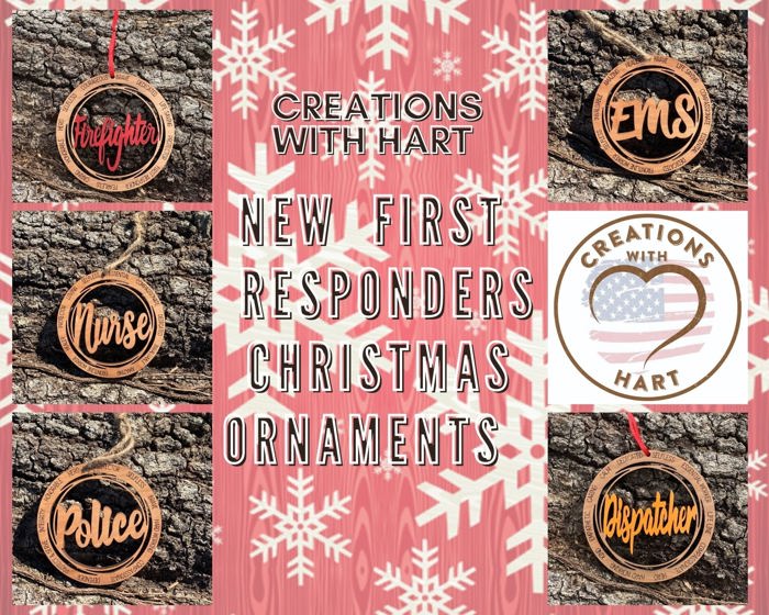 Wooden Dispatcher Ornament | Laser Cut Christmas Tree Ornament | 911 Dispatcher Christmas Gift | Military Keepsake