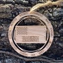  Wooden Marine Ornament | Laser Cut Christmas Tree Ornament | USMC Christmas Gift | Military Keepsake