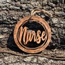  Wooden Nurse Ornament | Laser Cut Christmas Tree Ornament | RN and Nurse Christmas Gift | Military Keepsake