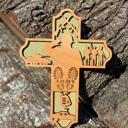  US Army Wooden Cross | Laser Cut Military Wall Decor | Army Veteran Gift | Soldier Retirement and Memorial Keepsake