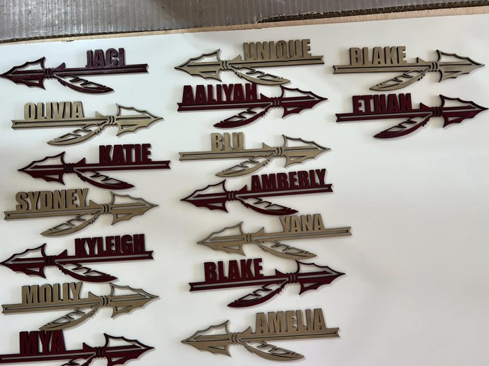 Custom Name Arrow Sign | Personalized Wood Wall Decor for Kids Room and Nursery | Laser Cut Name Sign | Birthday Gift