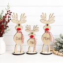  Personalized reindeer, reindeer Shelf Sitter, Holiday Decor, Christmas Mantle Decor