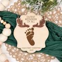 DIY Footprint Art, Baby's First Christmas