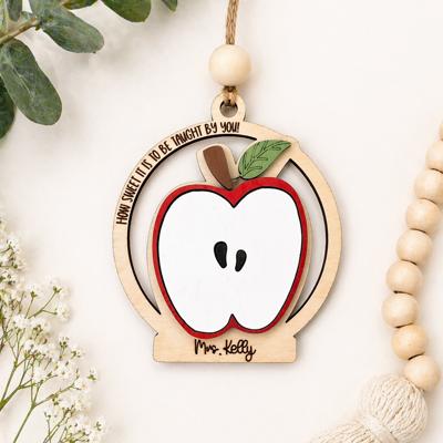 Personalized Teacher Ornament, Teacher Christmas Gift, Gift For Teacher