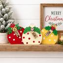  Personalized Christmas Family Decor, Ornament Custom Christmas Decor, Christmas Shelf Sitter, Personalized Family Christmas Decor