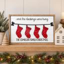  Personalized Christmas Stocking Family Sign, Personalized Christmas Sign, Christmas Family Sign, Christmas Decor, Christmas Gift