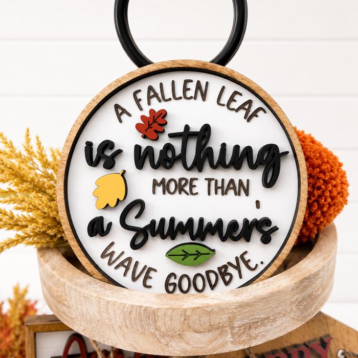 Fall Pumpkin Tier Tray Decor, Fall Decor, Fall Mini Signs, Autumn Decor, Autumn Tier Tray Decor, Tiered Tray Decor Set