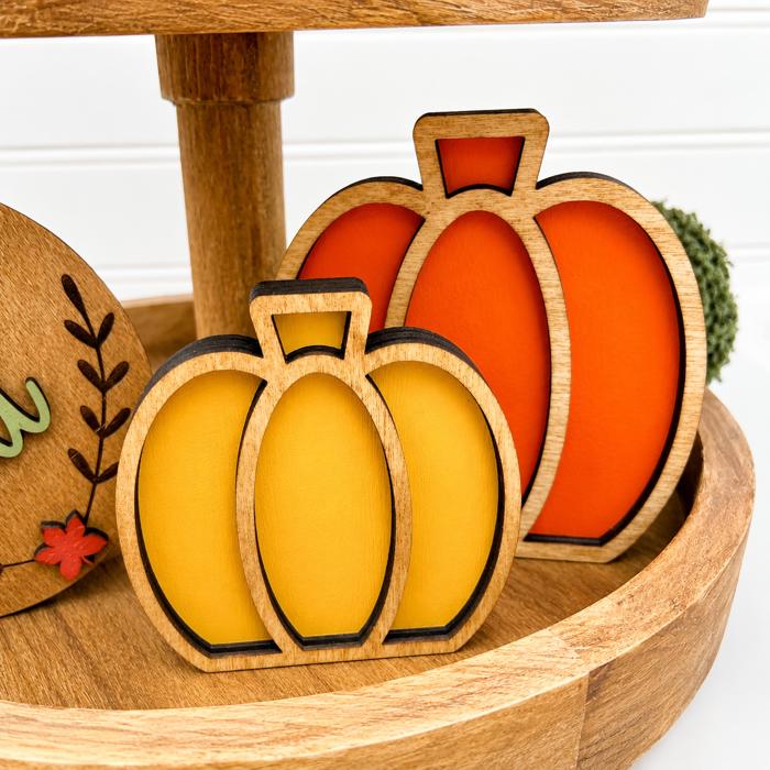 Fall Pumpkin Tier Tray Decor, Fall Decor, Fall Mini Signs, Autumn Decor, Autumn Tier Tray Decor, Tiered Tray Decor Set