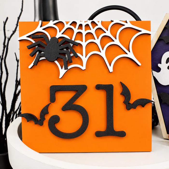 Halloween Tier Tray Decor, Halloween Decor, Witches Decor, Halloween Sign,Halloween Table Decor,Indoor Halloween Items,Mini Halloween Signs