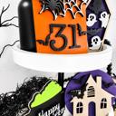  Halloween Tier Tray Decor, Halloween Decor, Witches Decor, Halloween Sign,Halloween Table Decor,Indoor Halloween Items,Mini Halloween Signs