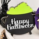  Halloween Tier Tray Decor, Halloween Decor, Witches Decor, Halloween Sign,Halloween Table Decor,Indoor Halloween Items,Mini Halloween Signs