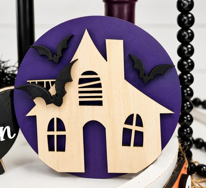 Halloween Tier Tray Decor, Halloween Decor, Witches Decor, Halloween Sign,Halloween Table Decor,Indoor Halloween Items,Mini Halloween Signs