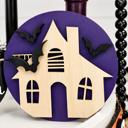  Halloween Tier Tray Decor, Halloween Decor, Witches Decor, Halloween Sign,Halloween Table Decor,Indoor Halloween Items,Mini Halloween Signs