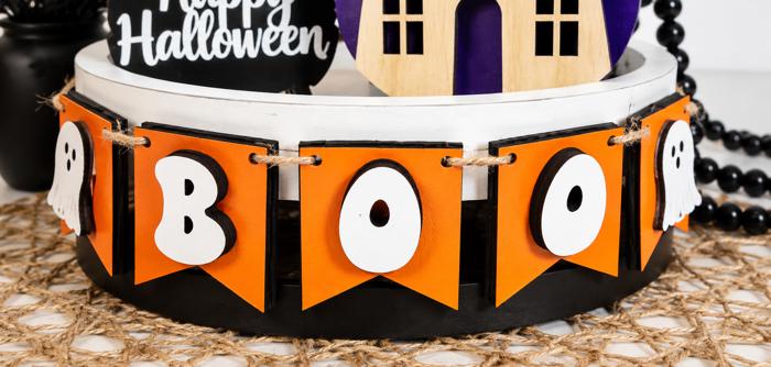 Halloween Tier Tray Decor, Halloween Decor, Witches Decor, Halloween Sign,Halloween Table Decor,Indoor Halloween Items,Mini Halloween Signs
