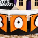  Halloween Tier Tray Decor, Halloween Decor, Witches Decor, Halloween Sign,Halloween Table Decor,Indoor Halloween Items,Mini Halloween Signs