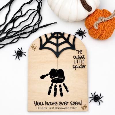 DIY Halloween Paint Kit , Cutest Little Spider DIY, Halloween Keepsake, My first Halloween, Baby First Halloween, Halloween Gift