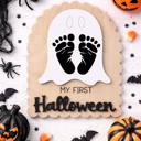  Wooden My First Halloween DIY Milestone,Baby Milestone Cards,My First Holiday Milestones,Expecting Mom Gift,Baby Shower Gift,Baby Photo Prop