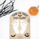  DIY Halloween Paint Kit ,Trick or Treat Smell my Feet, Halloween Keepsake, My first Halloween, Baby First Halloween, Halloween Gift