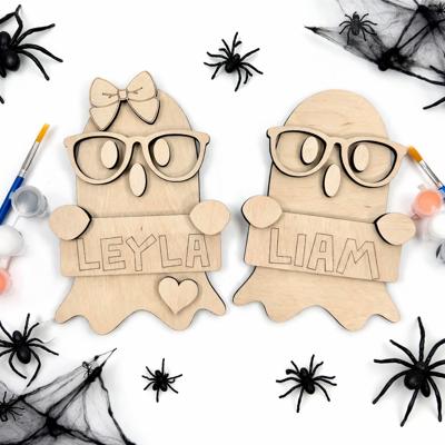 Halloween DIY Painting Kit, Personalized DIY Activity for Kids, Kids Ghost Painting Set, Kids Halloween Party Activity