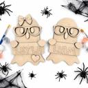 Halloween DIY Painting Kit, Personalized DIY Activity for Kids, Kids Ghost Painting Set, Kids Halloween Party Activity