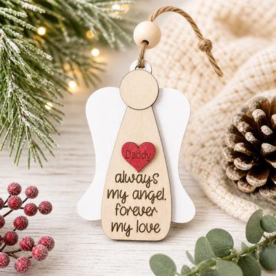 Christmas Angel Ornaments, Memorial Ornaments, Personalized Angel Ornament, Always My Angel Forever My Love