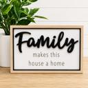  Neutral Family Themed Tiered Tray Decor,Family Tiered Tray Signs