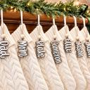  Personalized Stocking Tags, Christmas Tags