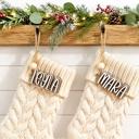  Personalized Stocking Tags, Christmas Tags, Wooden Name Tag,Christmas Stocking Tags, Custom Stocking Name Tag, Christmas Labels,Present Tags