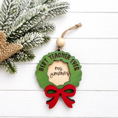 Personalized Teacher Ornament, Teacher Christmas Gift, Gift For Teacher