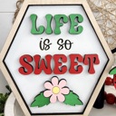  Strawberry Tiered Tray Decor, Strawberry Themed Signs, Summer Signs, Summer Tiered Tray Decor, Tiered Tray Decor,Summer Home Decor