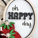  Strawberry Tiered Tray Decor, Strawberry Themed Signs, Summer Signs, Summer Tiered Tray Decor, Tiered Tray Decor,Summer Home Decor
