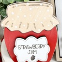  Strawberry Tiered Tray Decor, Strawberry Themed Signs, Summer Signs, Summer Tiered Tray Decor, Tiered Tray Decor,Summer Home Decor