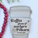  Teacher Appreciation Gift, End of Year Gift Idea, Teacher Gift Card Holder, Coffee Gift Card Holder, 1st Day of School, Last Day of School