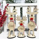  Personalized reindeer, reindeer Shelf Sitter, Holiday Decor, Christmas Mantle Decor