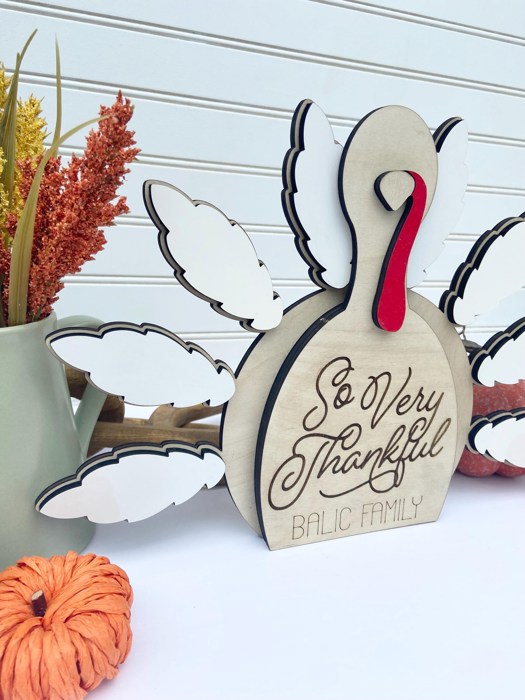 Thankful Turkey for Kids, Thankful Turkey for Families, Thanksgiving Table Decor, Thanksgiving Decor