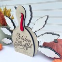  Thankful Turkey for Kids, Thankful Turkey for Families, Thanksgiving Table Decor, Thanksgiving Decor