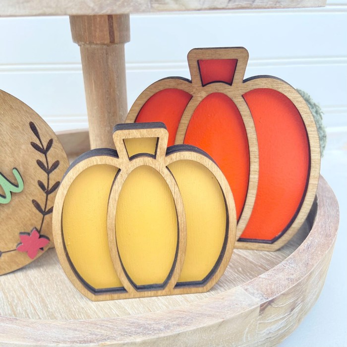 Fall Pumpkin Tier Tray Decor, Fall Decor, Fall Mini Signs, Autumn Decor, Autumn Tier Tray Decor, Tiered Tray Decor Set