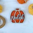  Personalized Pumpkin Family Decor, Pumpkins Custom Fall Decor, Pumpkins, Personalized Family Pumpkins