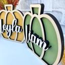  Personalized Pumpkin Family Decor, Pumpkins Custom Fall Decor, Pumpkins, Personalized Family Pumpkins