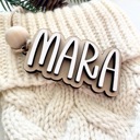  Personalized Stocking Tags, Christmas Tags, Wooden Name Tag,Christmas Stocking Tags, Custom Stocking Name Tag, Christmas Labels,Present Tags
