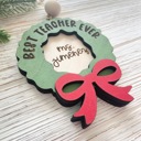  Personalized Teacher Ornament, Teacher Christmas Gift, Gift For Teacher