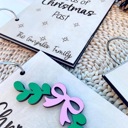  Personalized Christmas Card Holder,Christmas Card Keepsake, Christmas Card Saver, Cards of Christmas Past, Card Album, Christmas Card Holder