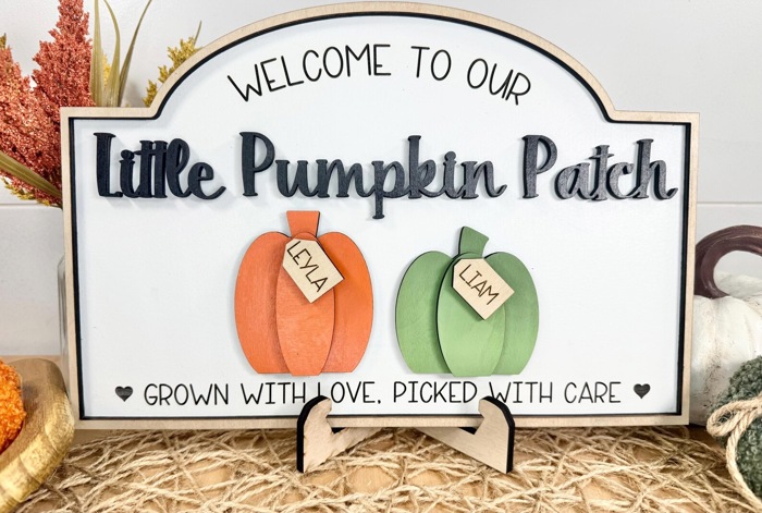 Personalized Pumpkin Patch Sign, Family Pumpkin Patch Sign, Welcome to Our Pumpkin Patch, Grandparents Fall Sign