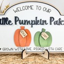  Personalized Pumpkin Patch Sign, Family Pumpkin Patch Sign, Welcome to Our Pumpkin Patch, Grandparents Fall Sign