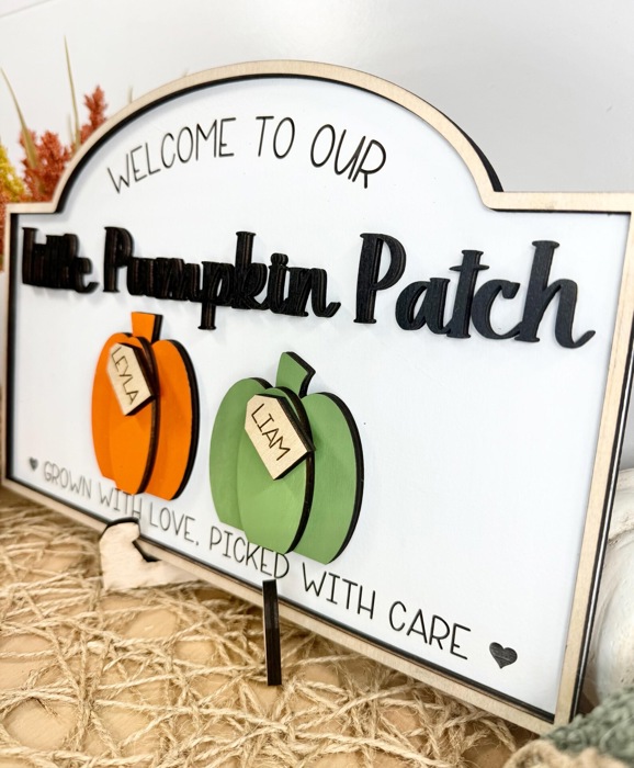 Personalized Pumpkin Patch Sign, Family Pumpkin Patch Sign, Welcome to Our Pumpkin Patch, Grandparents Fall Sign