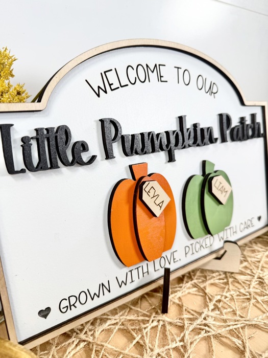 Personalized Pumpkin Patch Sign, Family Pumpkin Patch Sign, Welcome to Our Pumpkin Patch, Grandparents Fall Sign