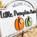  Personalized Pumpkin Patch Sign, Family Pumpkin Patch Sign, Welcome to Our Pumpkin Patch, Grandparents Fall Sign